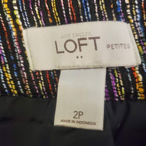 Ann Taylor Loft Woven Skirt Petite Size 2 - Picture 7 of 10